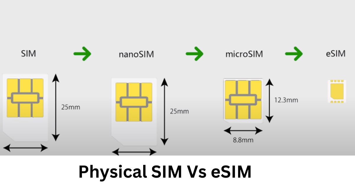 Physical SIM vs eSIM -Which One is Better ? -2024