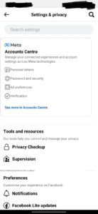 how to delete facebook account on laptop
