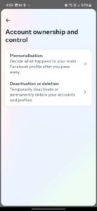 how to delete facebook account on laptop